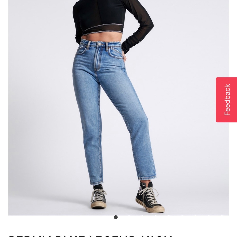 Berlin Blue Legend High Waisted Mom Jeans